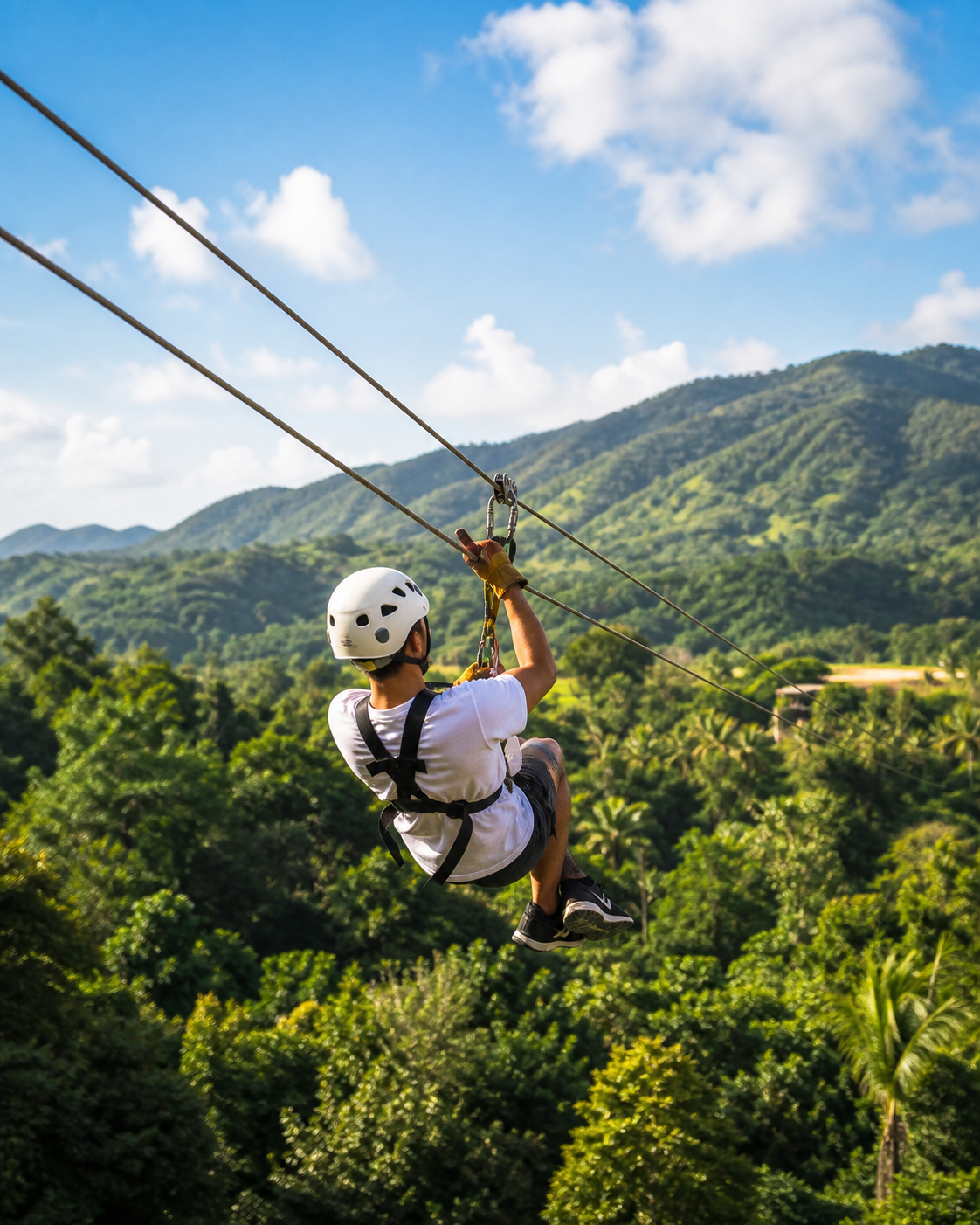 Zipline excursion in Punta Cana